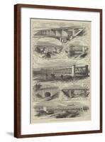 Scenes on the New Railway in Japan Between Osaka and Kobe-Thomas Sulman-Framed Giclee Print