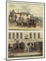 Scenes on the Road in the Old Coaching Days, II-James Pollard-Mounted Giclee Print