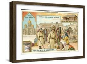 Scenes on the Trans-Siberian Railway-null-Framed Giclee Print