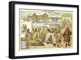 Scenes on the Trans-Siberian Railway-null-Framed Giclee Print