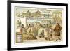 Scenes on the Trans-Siberian Railway-null-Framed Giclee Print