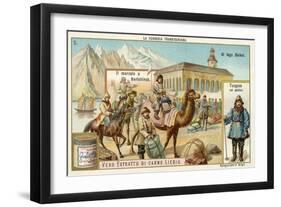 Scenes on the Trans-Siberian Railway-null-Framed Giclee Print