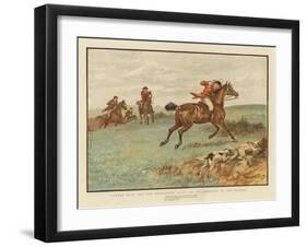 Scenes with the Old Mickledale Hunt-null-Framed Giclee Print