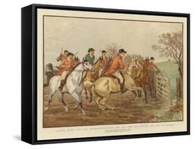 Scenes with the Old Mickledale Hunt-null-Framed Stretched Canvas