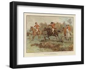 Scenes with the Old Mickledale Hunt-null-Framed Giclee Print