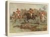 Scenes with the Old Mickledale Hunt-null-Stretched Canvas