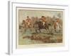 Scenes with the Old Mickledale Hunt-null-Framed Giclee Print