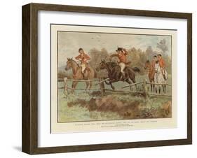 Scenes with the Old Mickledale Hunt-null-Framed Giclee Print