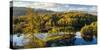 Scenic autumn landscape, Lake District, Cumbria, England, United Kingdom-Panoramic Images-Stretched Canvas