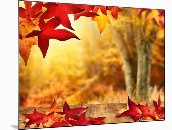 Scenic Autumnal View-Smileus-Mounted Photographic Print