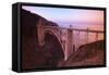 Scenic Bixby Bridge south of Carmel Highlands, California, USA-Stuart Westmorland-Framed Stretched Canvas