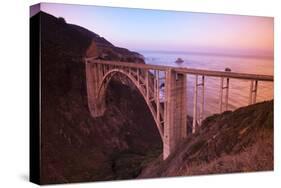 Scenic Bixby Bridge south of Carmel Highlands, California, USA-Stuart Westmorland-Stretched Canvas