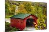 Scenic Covered Bridg, Arlington, Vermont-George Oze-Mounted Photographic Print