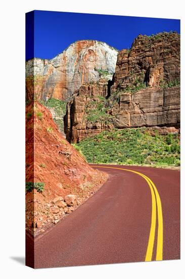 Scenic Drive - Zion National Park - Utah - United States-Philippe Hugonnard-Stretched Canvas