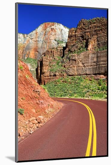 Scenic Drive - Zion National Park - Utah - United States-Philippe Hugonnard-Mounted Photographic Print