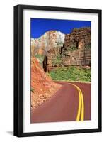 Scenic Drive - Zion National Park - Utah - United States-Philippe Hugonnard-Framed Photographic Print