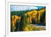 Scenic Fall Colorado Road-duallogic-Framed Photographic Print