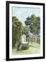 Scenic French Wallpaper I-Naomi McCavitt-Framed Art Print