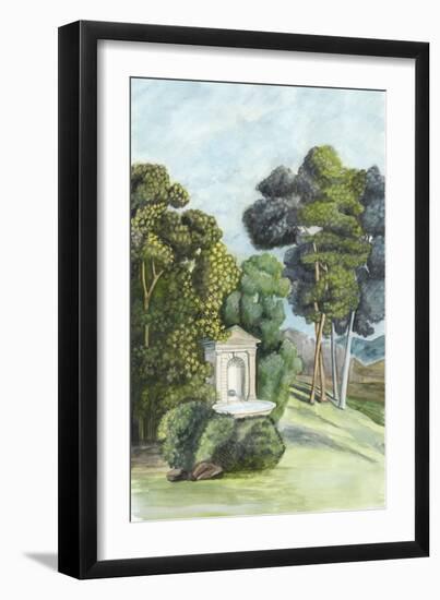 Scenic French Wallpaper I-Naomi McCavitt-Framed Art Print