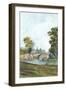 Scenic French Wallpaper III-Naomi McCavitt-Framed Art Print