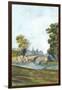 Scenic French Wallpaper III-Naomi McCavitt-Framed Art Print