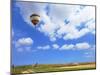 Scenic Hot Air Balloon in Free Flight. Gorgeous Day in April in Southern-kavram-Mounted Photographic Print