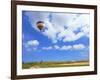 Scenic Hot Air Balloon in Free Flight. Gorgeous Day in April in Southern-kavram-Framed Photographic Print