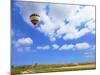 Scenic Hot Air Balloon in Free Flight. Gorgeous Day in April in Southern-kavram-Mounted Photographic Print