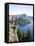 Scenic Image of Crater Lake National Park, Or.-Justin Bailie-Framed Stretched Canvas