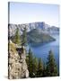 Scenic Image of Crater Lake National Park, Or.-Justin Bailie-Stretched Canvas