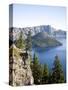 Scenic Image of Crater Lake National Park, Or.-Justin Bailie-Stretched Canvas