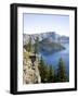 Scenic Image of Crater Lake National Park, Or.-Justin Bailie-Framed Photographic Print