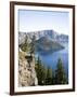 Scenic Image of Crater Lake National Park, Or.-Justin Bailie-Framed Photographic Print