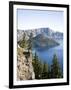 Scenic Image of Crater Lake National Park, Or.-Justin Bailie-Framed Photographic Print
