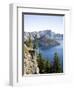 Scenic Image of Crater Lake National Park, Or.-Justin Bailie-Framed Photographic Print