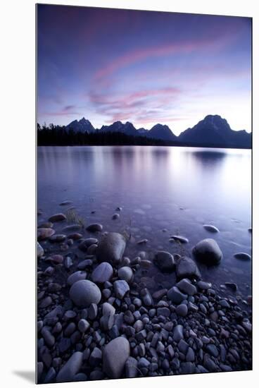 Scenic Image Of Jackson Lake In Grand Teton National Park, WY-Justin Bailie-Mounted Premium Photographic Print