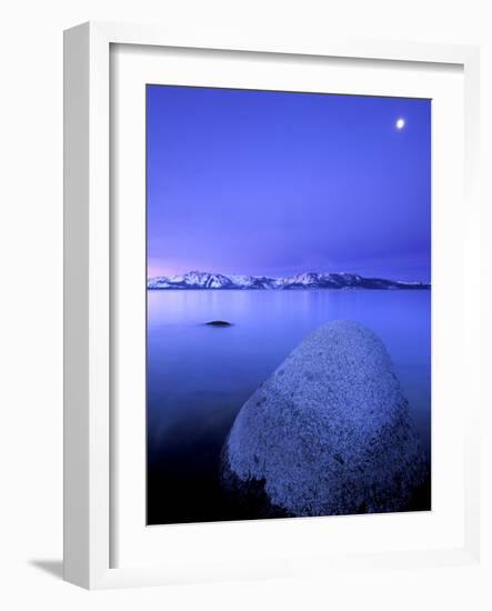 Scenic Image of Lake Tahoe, Ca.-Justin Bailie-Framed Photographic Print