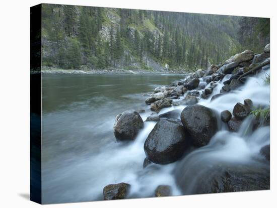 Scenic Image of Salmon River, Idaho.-Justin Bailie-Stretched Canvas