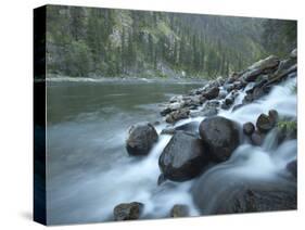 Scenic Image of Salmon River, Idaho.-Justin Bailie-Stretched Canvas