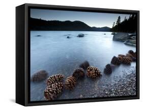 Scenic Landscape at Independence Lake, California.-Ian Shive-Framed Stretched Canvas