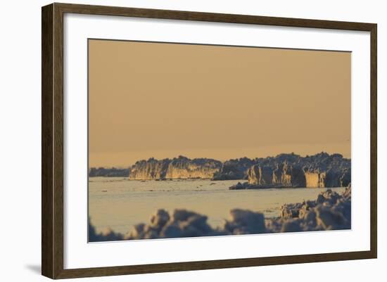 Scenic Landscape of Lead Ice Edge, Chukchi Sea, Alaska, USA-Steve Kazlowski-Framed Photographic Print