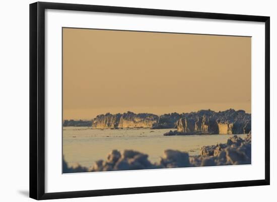 Scenic Landscape of Lead Ice Edge, Chukchi Sea, Alaska, USA-Steve Kazlowski-Framed Photographic Print