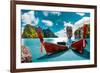 Scenic Landscape.Phuket Seascape. Scenery Thailand Sea and Island. Adventures and Travel Concept-null-Framed Photographic Print