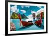 Scenic Landscape.Phuket Seascape. Scenery Thailand Sea and Island. Adventures and Travel Concept-null-Framed Photographic Print