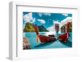 Scenic Landscape.Phuket Seascape. Scenery Thailand Sea and Island. Adventures and Travel Concept-null-Framed Photographic Print