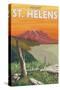 Scenic Mount St. Helens, Washington-Lantern Press-Stretched Canvas