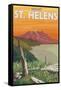 Scenic Mount St. Helens, Washington-Lantern Press-Framed Stretched Canvas