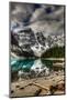 Scenic Mountain Landscape of Moraine Lake and the Valley of Ten Peaks, Banff National Park Alberta-BGSmith-Mounted Photographic Print