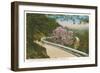 Scenic Mountain Road, Roanoke, Virginia-null-Framed Art Print