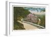 Scenic Mountain Road, Roanoke, Virginia-null-Framed Art Print